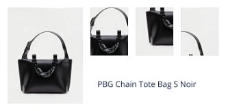 PBG Chain Tote Bag S Noir 1