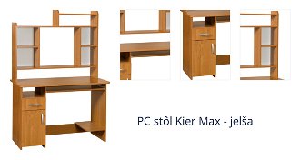 PC stôl Kier Max - jelša 1