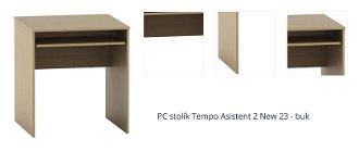 PC stolík Tempo Asistent 2 New 23 - buk 1