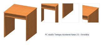 PC stolík Tempo Asistent New 23 - čerešňa 1
