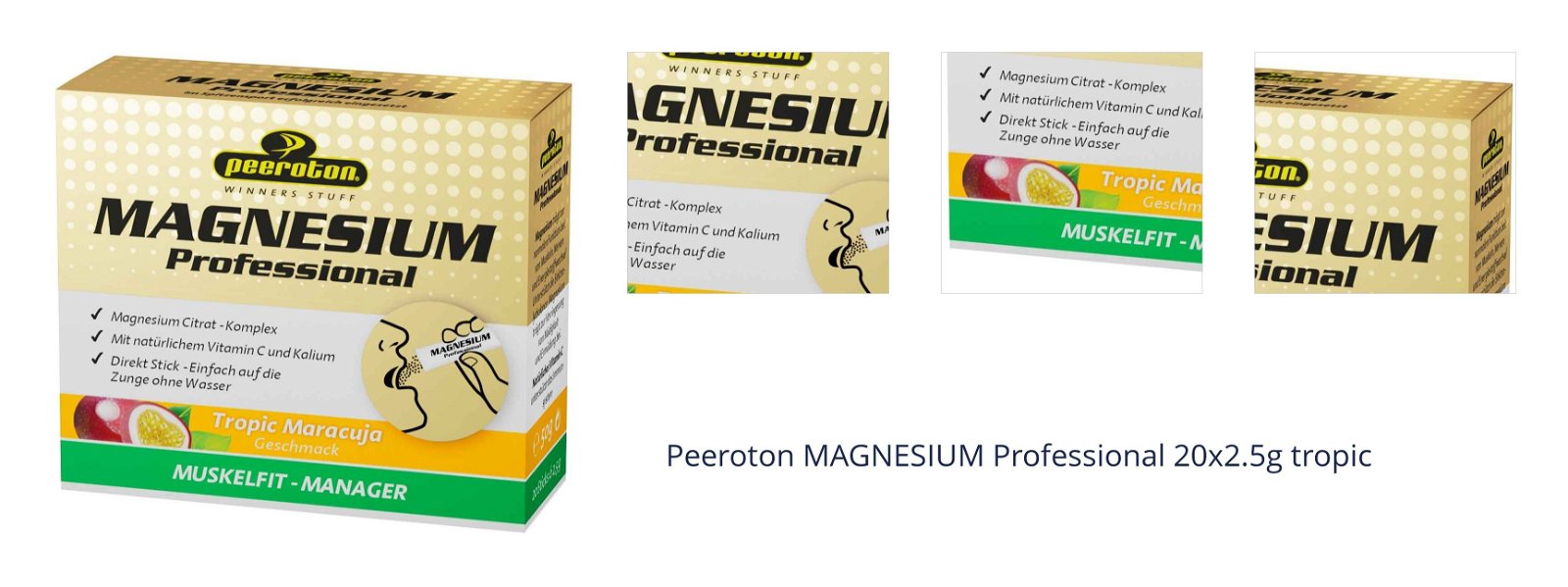 Peeroton MAGNESIUM Professional 20x2.5g tropic 1