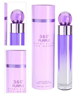 Perry Ellis 360° Purple parfumovaná voda pre ženy 100 ml 4