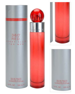 Perry Ellis 360° Red toaletná voda pre mužov 100 ml 3