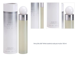 Perry Ellis 360° White toaletná voda pre mužov 100 ml 1