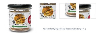 Pet Farm Family dog sušienky insecta múčne červy 110 g 1