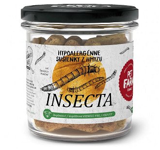 Pet Farm Family dog sušienky insecta múčne červy 110 g 2