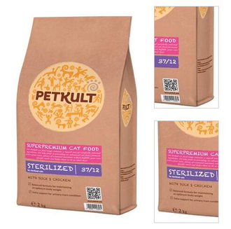 PETKULT cat STERILIZED - 2kg 3