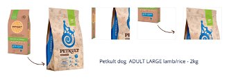 Petkult dog  ADULT LARGE lamb/rice - 2kg 1