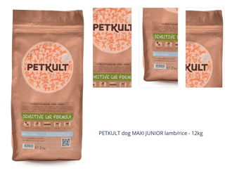 PETKULT dog LARGE JUNIOR lamb/rice - 12kg 1