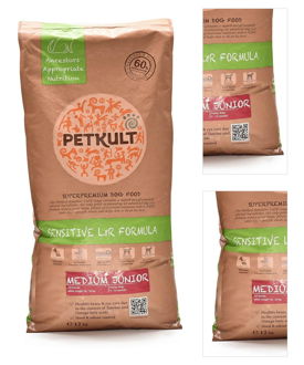 PETKULT dog MEDIUM JUNIOR lamb/rice - 12kg 3