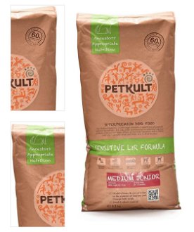 PETKULT dog  MEDIUM JUNIOR lamb/rice - 2x12kg 4