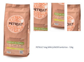 Petkult Dog Mini Junior Lamb/Rice - 12kg 1