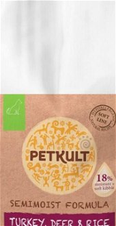 PETKULT dog SEMIMOIST/MINI ADULT turkey - 5kg 5