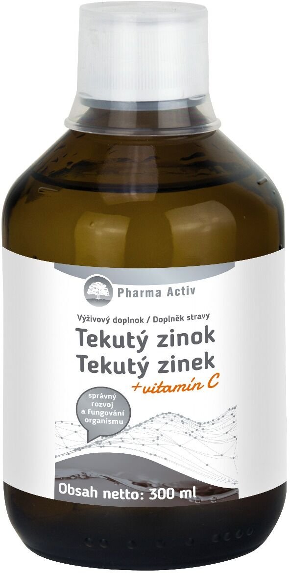 Pharma Activ Tekutý zinok Zn + Vitamín C