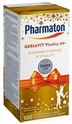 Pharmaton Geriavit Vitality 50+ vianočné balenie