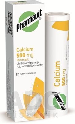 Pharmavit Calcium 500 mg 20 šumivých tabliet