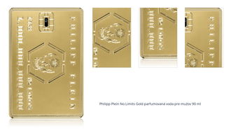 Philipp Plein No Limit$ Gold parfumovaná voda pre mužov 90 ml 1