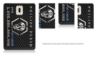 Philipp Plein No Limit$ Super Fresh toaletná voda pre mužov 50 ml 1