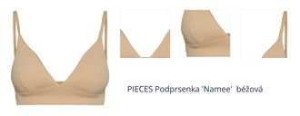 PIECES Podprsenka 'Namee'  béžová 1