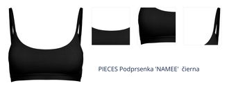 PIECES Podprsenka 'Namee'  čierna 1