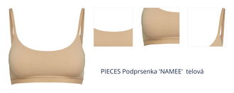 PIECES Podprsenka 'NAMEE'  telová 1