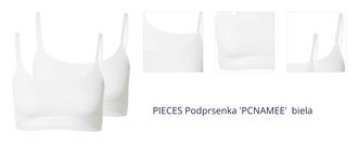 PIECES Podprsenka 'PCNAMEE'  biela 1