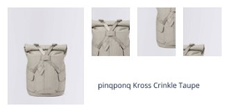 pinqponq Kross Crinkle Taupe 1