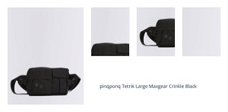 pinqponq Tetrik Large Maxgear Crinkle Black 1