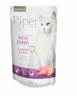Piper kapsička pre mačky Sterlised králik 100 g