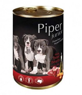 Piper konzerva Junior hovädzie srdcia a mrkva 400 g