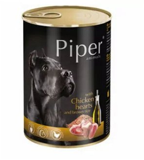 Piper konzerva kuracie srdcia a hnedá ryža 800 g
