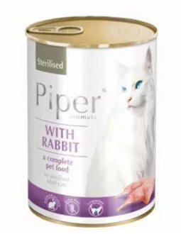 Piper konzerva Sterilised králik 400 g