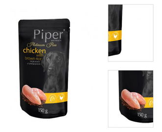 Piper platinum kapsička kura a hnedá ryža 150 g 3