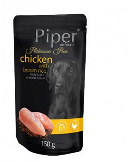 Piper platinum kapsička kura a hnedá ryža 150 g