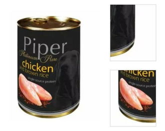 Piper premium konzerva kura a hnedá ryža 400 g 3