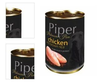 Piper premium konzerva kura a hnedá ryža 400 g 4