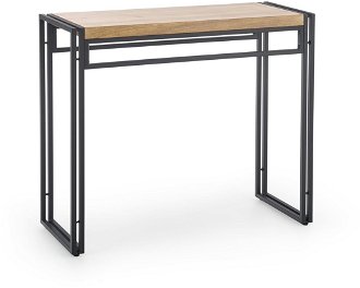 Písací stôl Bolivar KN1 - dub zlatý / čierna