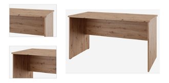 Písací stôl Lift 135 cm, dub artisan% 4