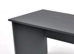 Písací stôl Lift, šedý/hnedý% 6