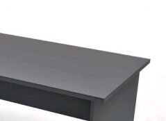 Písací stôl Lift, šedý/hnedý% 7