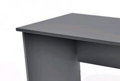Písací stôl Lift, šedý/hnedý% 6