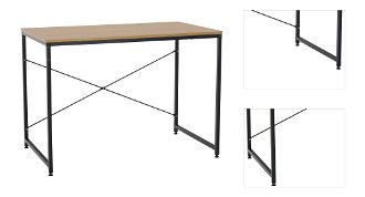Písací stôl Mellora 100 - dub / čierna 3