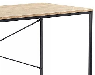 Písací stôl Mellora - dub / čierna 7