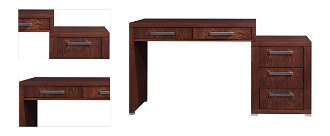 Písací stôl Remi - drevo D16 4