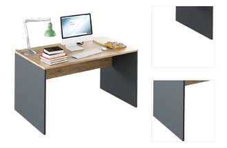 Písací stôl Rioma New Typ 11 - grafit / dub artisan 3