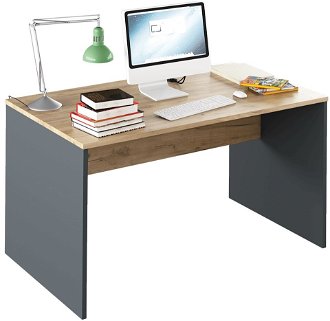 Písací stôl Rioma New Typ 11 - grafit / dub artisan