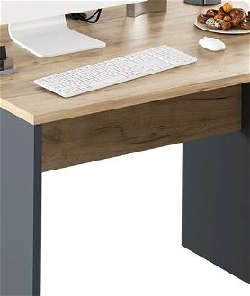 Písací stôl Rioma New Typ 12 - grafit / dub artisan 5