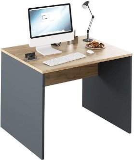 Písací stôl Rioma New Typ 12 - grafit / dub artisan 2