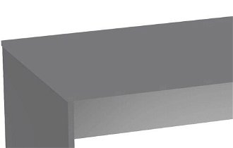 Písací stôl Rioma New Typ 16 - grafit / biela 6