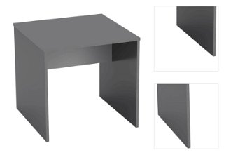 Písací stôl Rioma New Typ 17 - grafit / biela 3